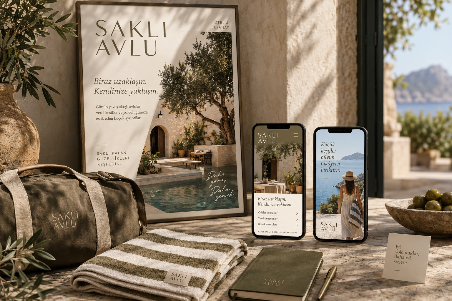 SAKLI AVLU — Sosyal medya tasarımı konsept çalışması