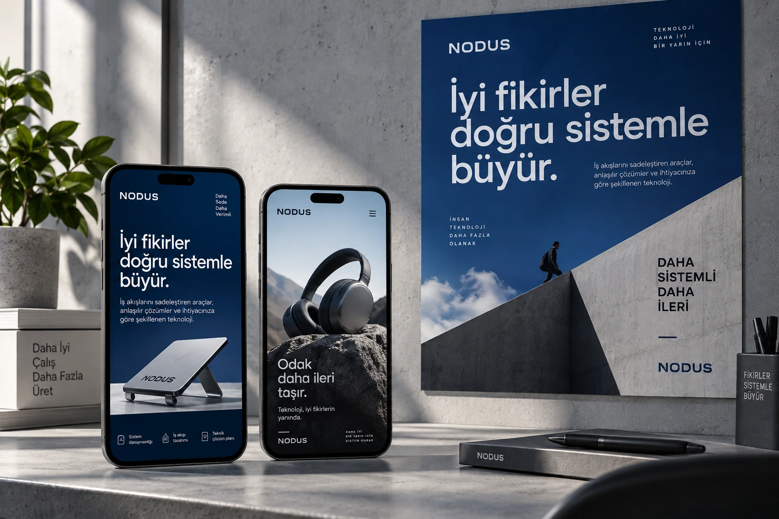 NODUS — Sosyal medya tasarımı konsept çalışması