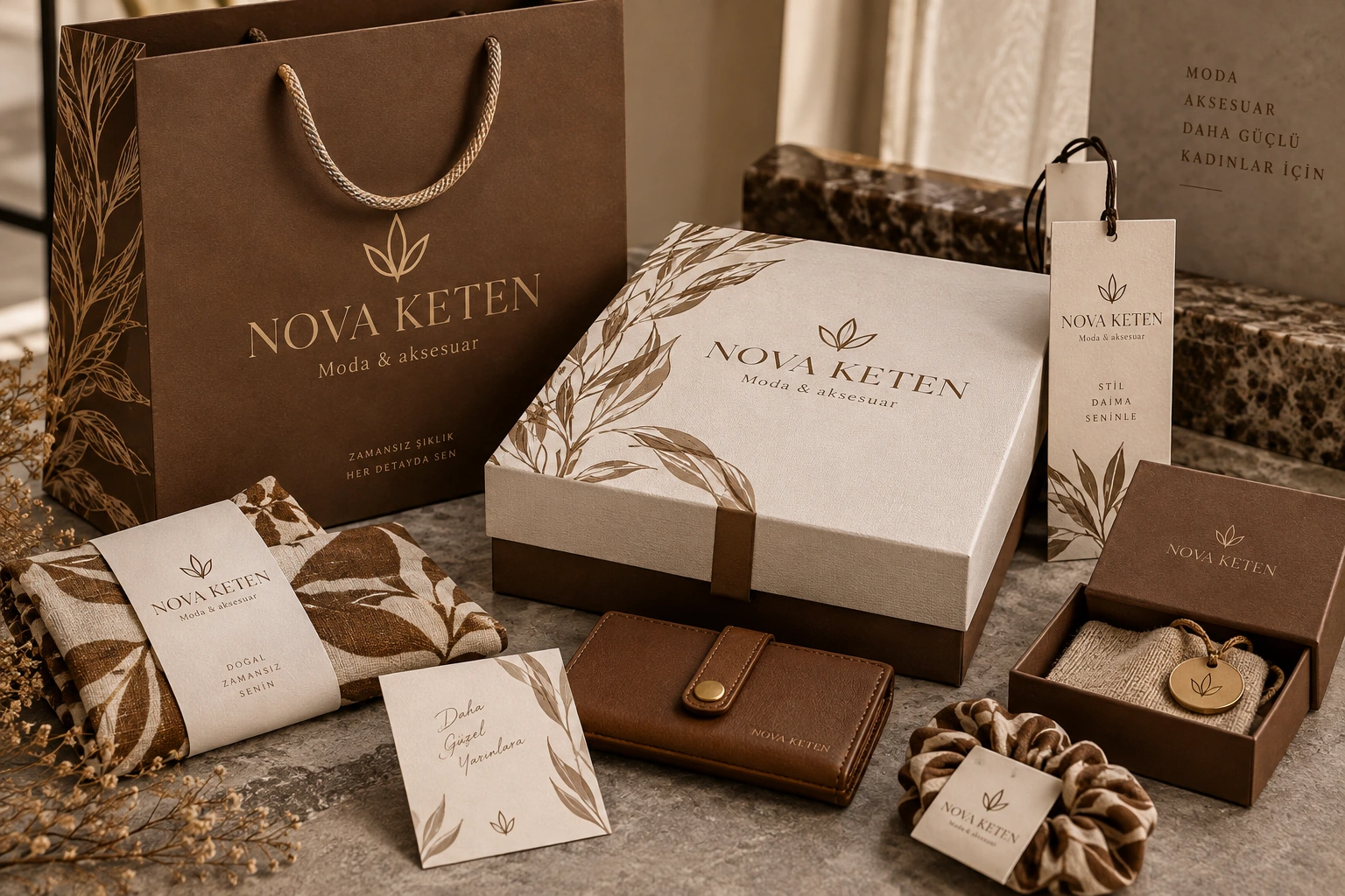 NOVA KETEN — Ambalaj tasarımı konsept çalışması