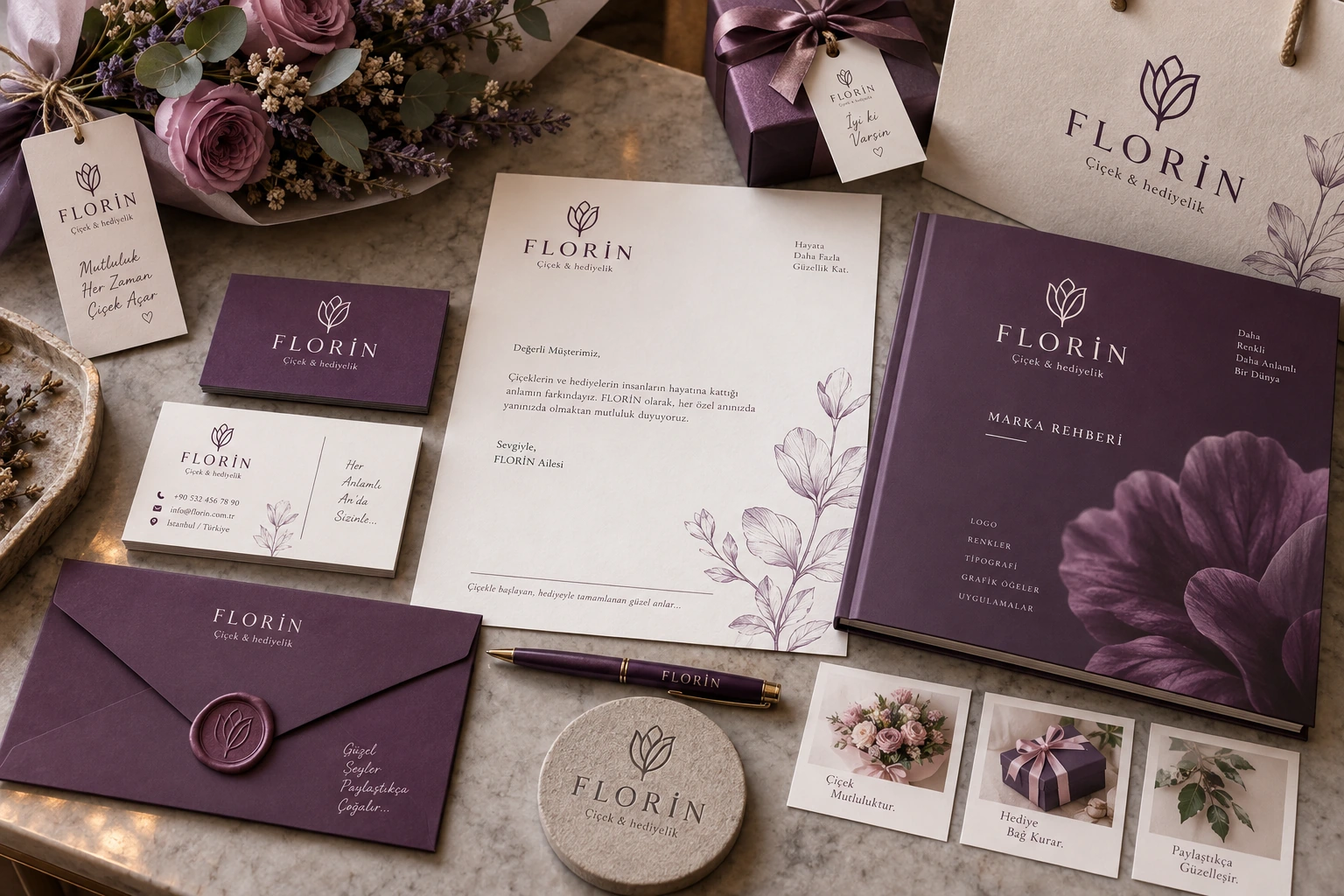 FLORİN — Kurumsal kimlik konsept çalışması